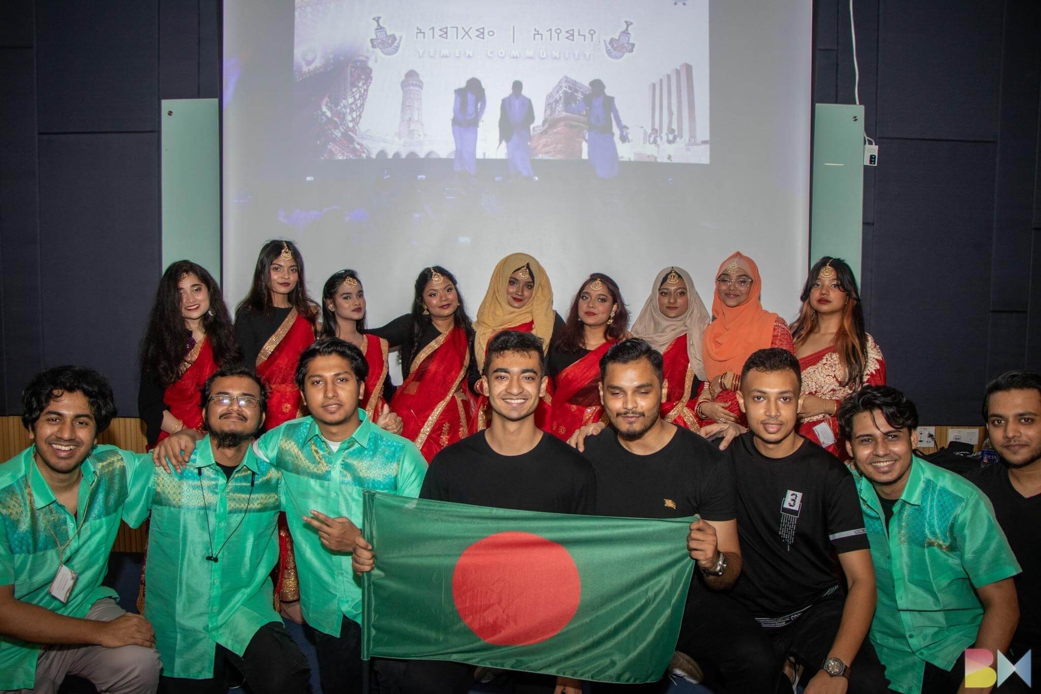 Kamil Hassan performing on behalf of Bangladesh at ICN