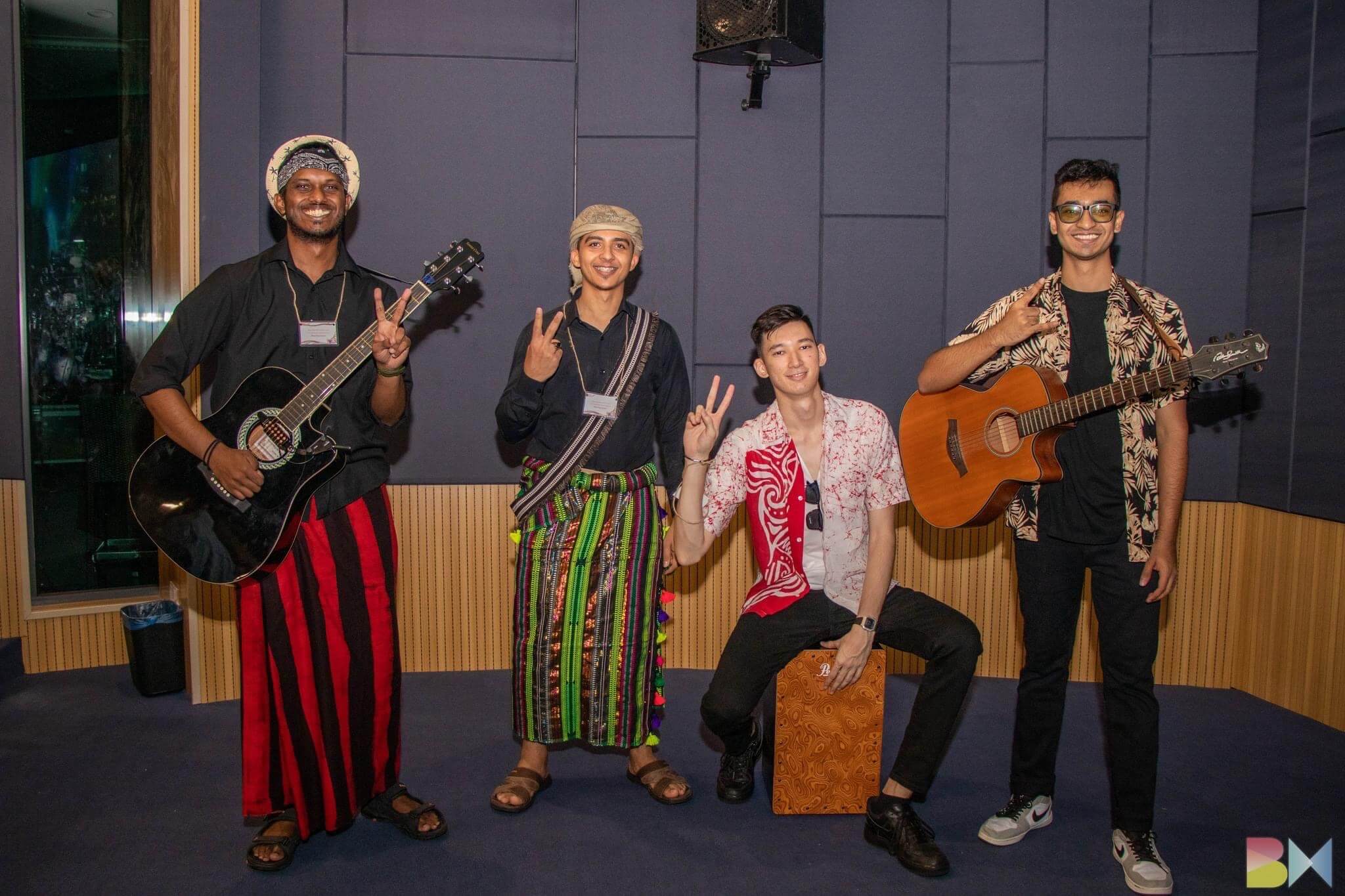 Kamil Hassan performing on behalf of Sri Lanka at ICN