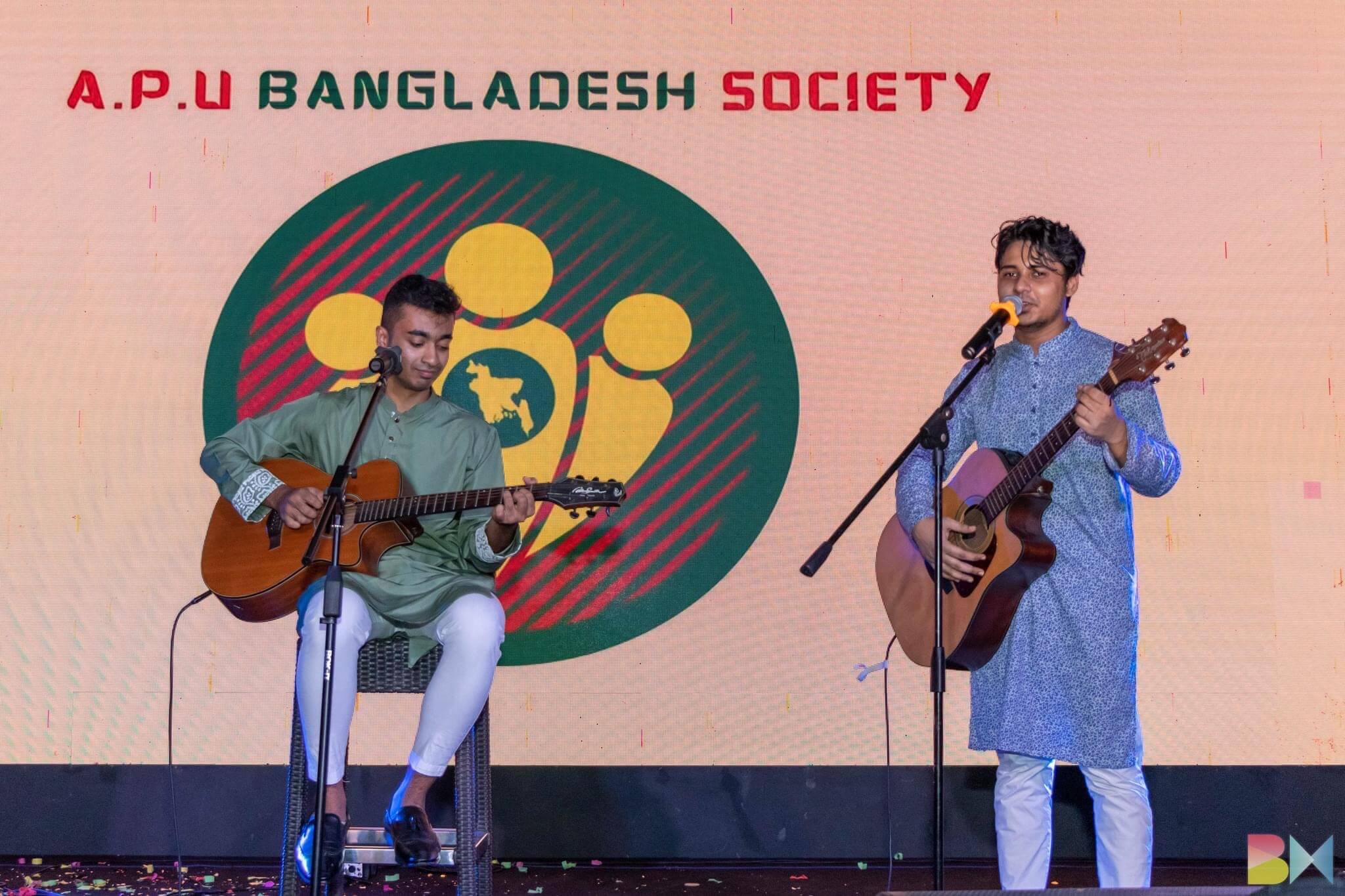 Kamil Hassan in a cultural performance for Bangladesh Society APU