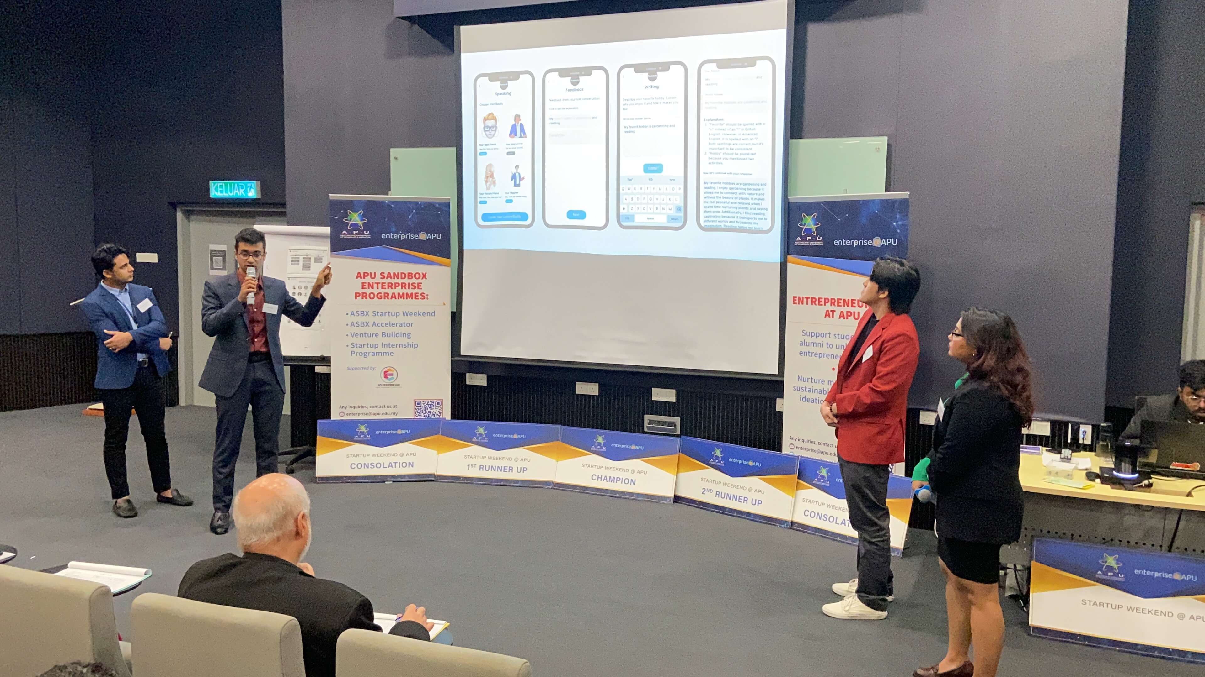 Kamil Hassan presenting Fluence AI